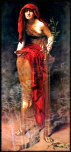 John Collier, Priestess of Delphi, 1891.
